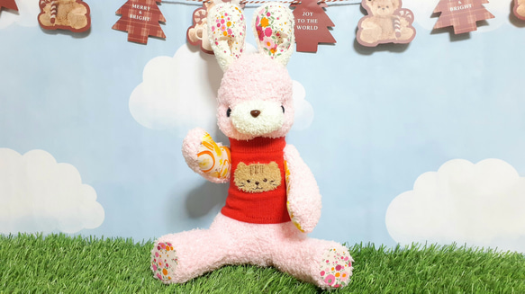 しょりんうさぎちゃんとくまさんのデート、コスモス、秋アレンジ❣️ピンク❁⃘* しょりん様専用うさぎちゃんとくまさんのデート、コスモス、秋