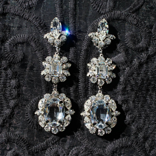 Angelia ハンドメイド・手芸 キラキラ ヴィンテージスワロフスキー