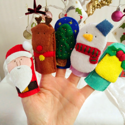 指人形 クリスマス 手袋シアター おもちゃ・人形 MiMi 通販 16942039