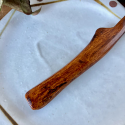 手作り漆ぬり木製フォーク3 / Handmade lacquer-coated Wooden Fork3 新作2023♪ 5枚目の画像