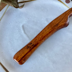 手作り漆ぬり木製フォーク3 / Handmade lacquer-coated Wooden Fork3 新作2023♪ 6枚目の画像