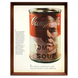 AW キャンベル 記事写真 1960年代 ビンテージ 額付 ポスター アートフレーム 3枚目の画像