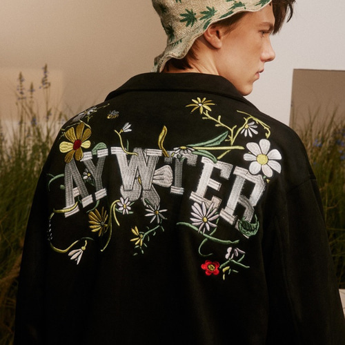 レトロなフラワー刺繍デザイン・おしゃれなカジュアルジャケット 20