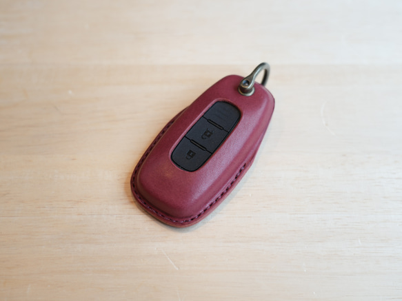 NISSAN 日産 スマートキーケースⅡ Dカンタイプ 栃木レザー【名入れ