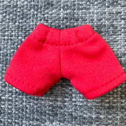 オビツ11 ジャージ素材のshort pants red 5枚目の画像