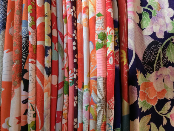 古布 正絹はぎれ かわゆい 