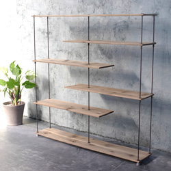 SALE20％off【現品限り】wood iron shelf 1180*1200*225 1枚目の画像