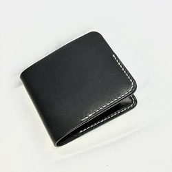 Jun様オーダー品：ヌメ革シンプルウォレット（カードポケット横入れ 
