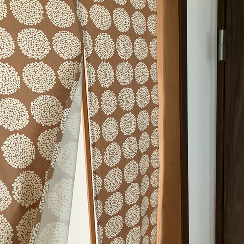 北欧のれん　追加分 目隠しになる北欧調デザインのれん（のれん/間仕切りカーテン