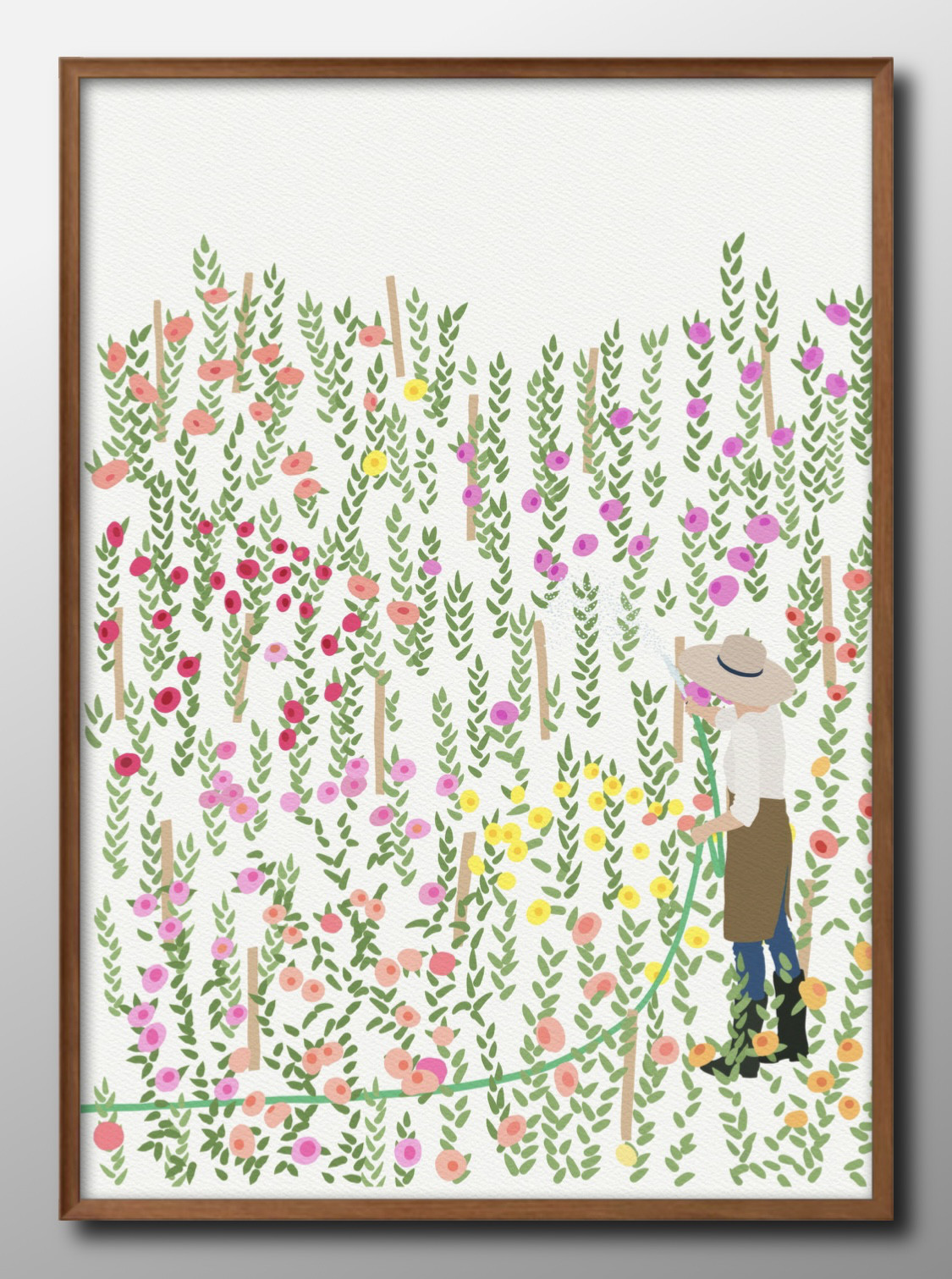 絵画 （大きいサイズ） ポスター 花