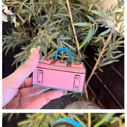 【Mini Bag】BJD Birkin Faubourg イヤホーンバッグ カーチャーム リップスティックバッグ キー 17枚目の画像