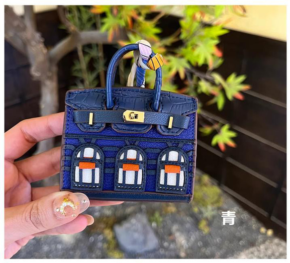 【Mini Bag】BJD Birkin Faubourg イヤホーンバッグ カーチャーム リップスティックバッグ キー 15枚目の画像