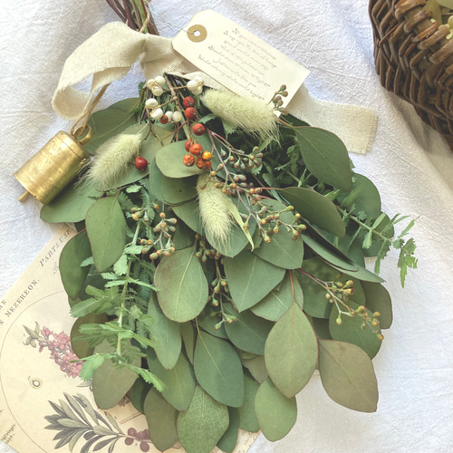 ユーカリのクリスマススワッグ スワッグ Eucalyptus 通販 16944730