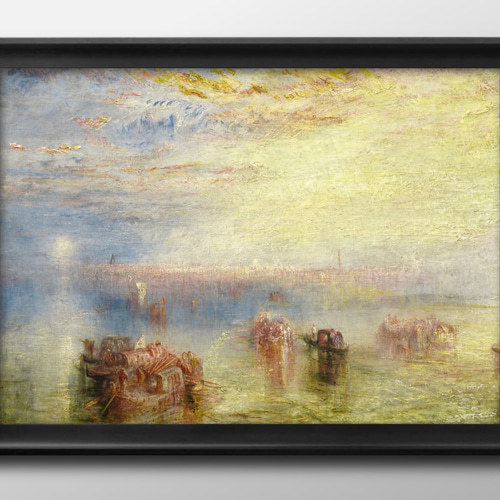 送料無料】絵画：ウィリアム・ターナー「ヴェネチアのカンポ・サント