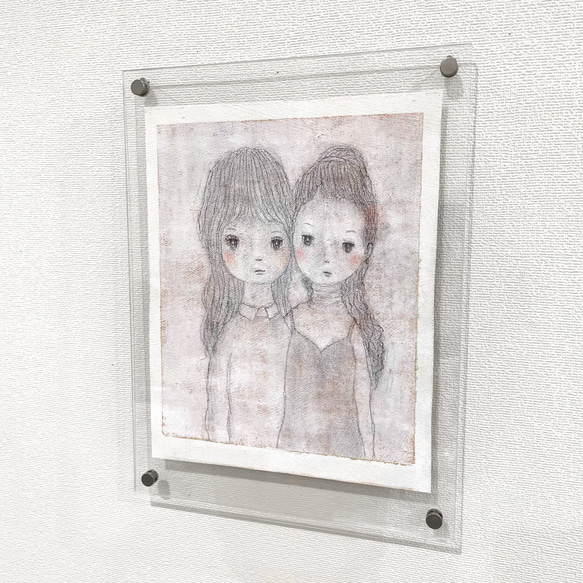 「　ソウルメイト　」　　　　絵画 　ソウルメイト　 soul