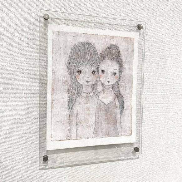 「　ソウルメイト　」　　　　絵画 8枚目の画像