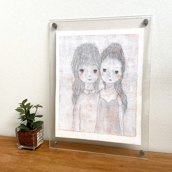 「　ソウルメイト　」　　　　絵画 　ソウルメイト　 soul