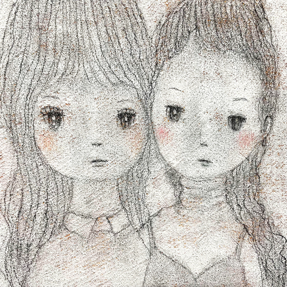 「　ソウルメイト　」　　　　絵画 　ソウルメイト　 soul