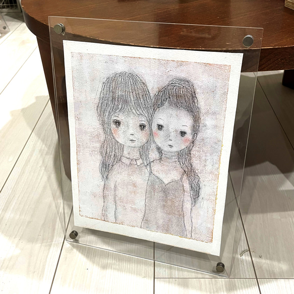 「　ソウルメイト　」　　　　絵画 　ソウルメイト　 soul