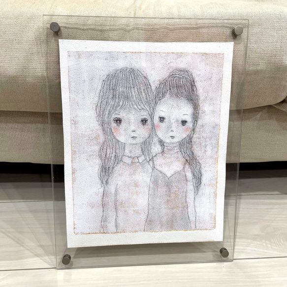 「　ソウルメイト　」　　　　絵画 　ソウルメイト　 soul