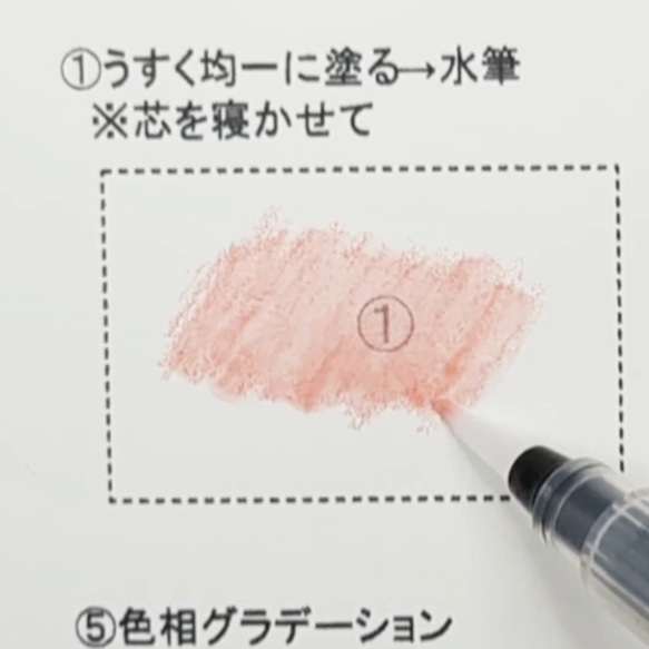 【動画２本付き】水彩色鉛筆で彩を愉しむキット _レモネード 10枚目の画像
