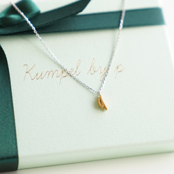 【Partial GP】Initial Necklace / SV925 / K18GP≪送料無料≫ イニシャル 14枚目の画像