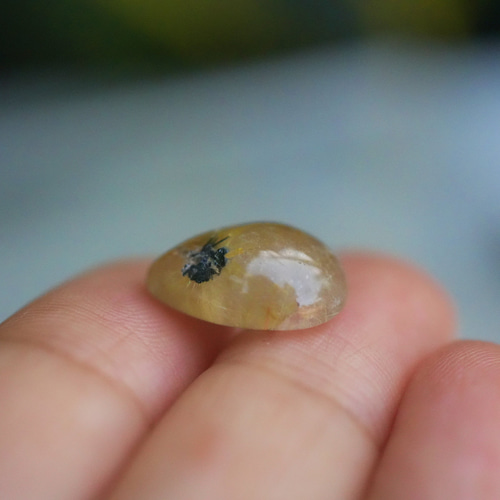 ゴールドルチルインクォーツ☆s1040 天然石 Funky garuda 天然石＊ラ