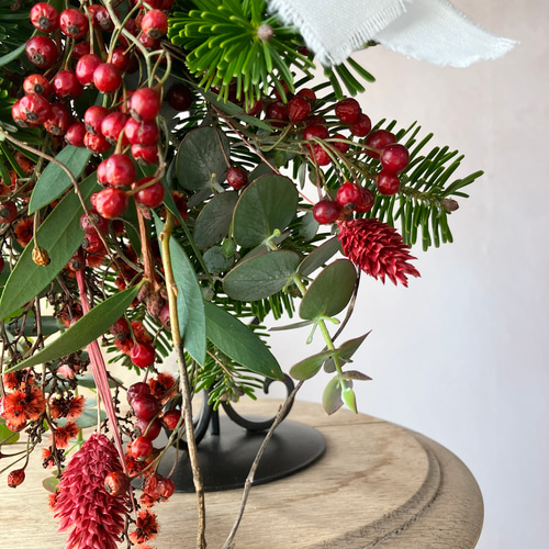 店主おまかせ季節のスワッグ2025 / お正月飾り 玄関飾り ウィンター