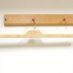 和装ハンガー　着物用ハンガー　カーディガン用ハンガー　６０cm　木製　無垢材　 2枚目の画像