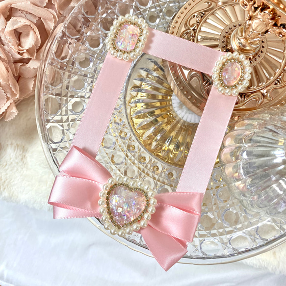 硬質ケースデコ B7 花束 メンカラ 公式写真ケース ハンドメイド