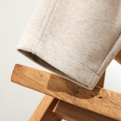 羊毛混紡黏合佈料錐形褲 231202-1，即使在寒冷的季節也能穿著保暖 第12張的照片
