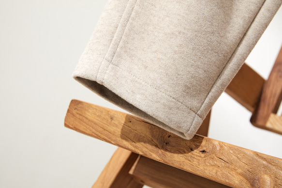 羊毛混紡黏合佈料錐形褲 231202-1，即使在寒冷的季節也能穿著保暖 第12張的照片