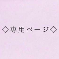 〈mi様専用ページ〉 1枚目の画像