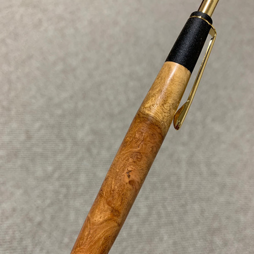 花梨瘤紅白 ボールペンorシャープペンシル 木軸 ペン・筆記用具