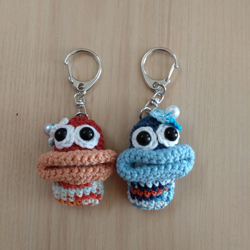 パクパクモンスター キーホルダー その他雑貨 ♡ラブリークロッシェ