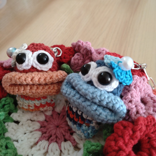 パクパクモンスター キーホルダー その他雑貨 ♡ラブリークロッシェ