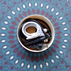 配件圓盒 ☺︎Kogin 刺繡 Kobako ☺︎獨一無二的商品 ☺︎ Sashiko 第14張的照片