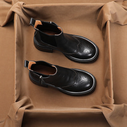厚底 靴 ブーツ ショート シューズ キレイめ 綺麗 普段使い 毎日使い デイリーユース タウンユース 通勤 通学 学生 5枚目の画像