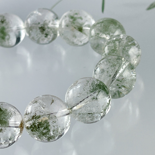 10%off 大粒✨ガネーシュヒマール産水晶ブレス ブレスレット Himal