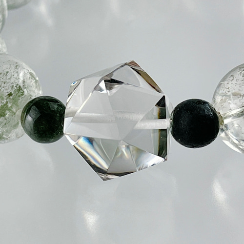 10%off 大粒✨ガネーシュヒマール産水晶ブレス ブレスレット Himal