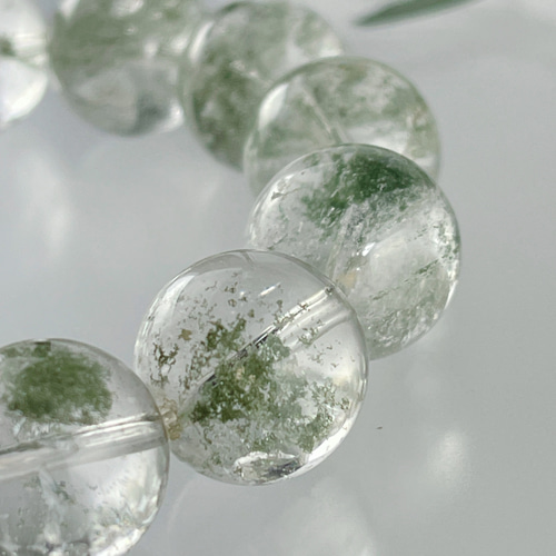 10%off 大粒✨ガネーシュヒマール産水晶ブレス ブレスレット Himal