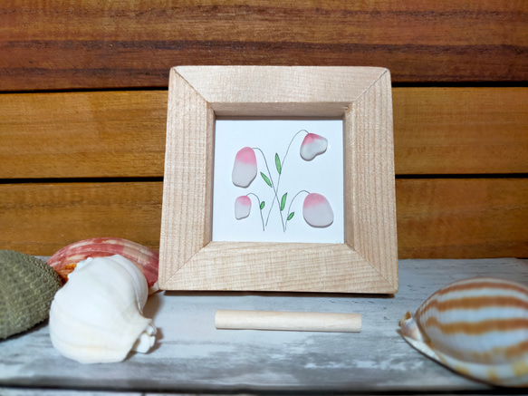 シーグラスアート『 .。.:*Summer.。.:*』 シーグラスアート No 22 Let's enjoy summer レッツエンジョイ