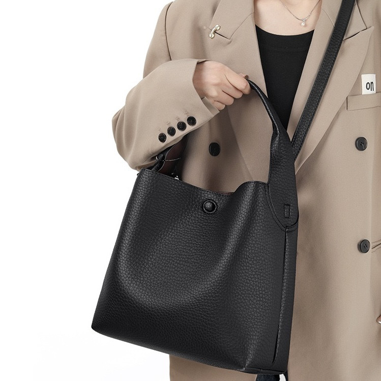 軽量大容量バケツバッグ出勤通勤万能気質ショルダーバッグ