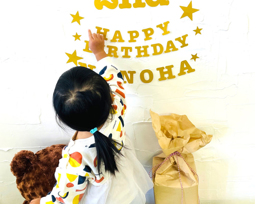 レナ様お名前ガーランド  バースデーガーランド お名前ガーランド(バースデー) 雑貨・その他 kimi-to-boku〜きみとぼく