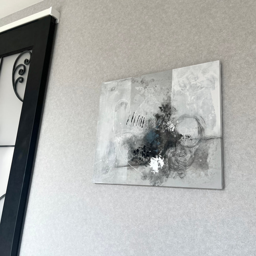 現代アート 53×45.5㎝ 大きめ モダン 絵画 原画 抽象画 アートパネル