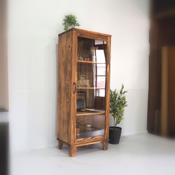 欅 茶箪笥 中古 木製 タンス チェスト アンティーク 和風 飾り棚 和風