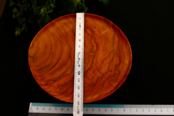 【クリスマスの食卓に】アンティークケーキスタンド14cm　コンポート皿　木製　 5枚目の画像