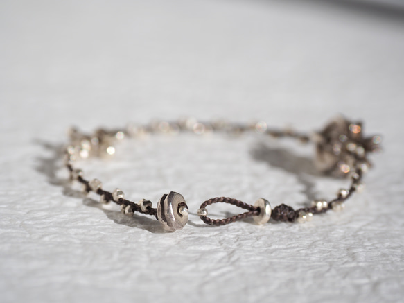 braid bracelet 'karensilver' 5枚目の画像