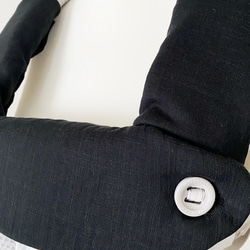 ☆エルゴアダプト、オムニ360、ブリーズ、アウェイ、リバーシブルよだれカバー＆首回りパッド☆無地スラブガーゼ 16枚目の画像