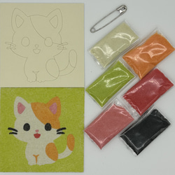 石膏お絵描きキット 可愛い猫のアート 塗り絵キット 工作キット 知育玩具 ☘️お絵描き 猫のアート 塗り絵キット 知育玩具 誕生日 プレゼ